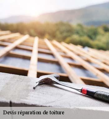 Les travaux de réparation des tuiles de rive à Bertrange