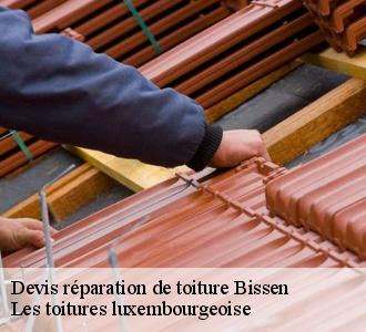 Les toitures luxembourgeoise  et les travaux de réparation des tuiles de rive à Bissen
