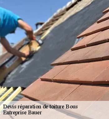 Les opérations de réparation pour les toits des maisons à Bous dans le 